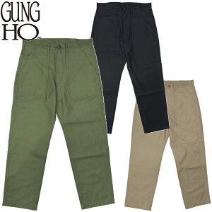GUNG HO �K���z�[ 4POCKET FATIGUE TROUSER �t�@�e�B�[�O�p���c GH5S004B