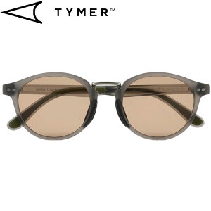 TYMER �^�C�}�[ OLIVER �I���o�[ �T���O���X Matt Clear Grey2�t���[�� ���C�g�u���E�������Y TY105-MG2-LBR