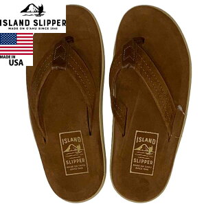 ISLAND SLIPPER �A�C�����h�X���b�p ���j�Z�b�N�X �X�G�[�h���U�[ �r�[�`�T���_�� �n���C�� PEANUT_S/COGNAC PT203SL