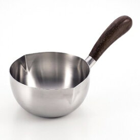 工房アイザワ　両口付ミルクパン　木柄手造　13cm　1902