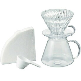 HARIO　ハリオ　V60　Glass Brewing Kit　 1-4杯用　600mL　コーヒードリップセット　S-VGBK-02-T