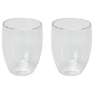 pyrex �p�C���b�N�X �_�u���E�H�[���O���X 350ml 2�g CP-8539 �ϔM�K���X �^�� �f�M