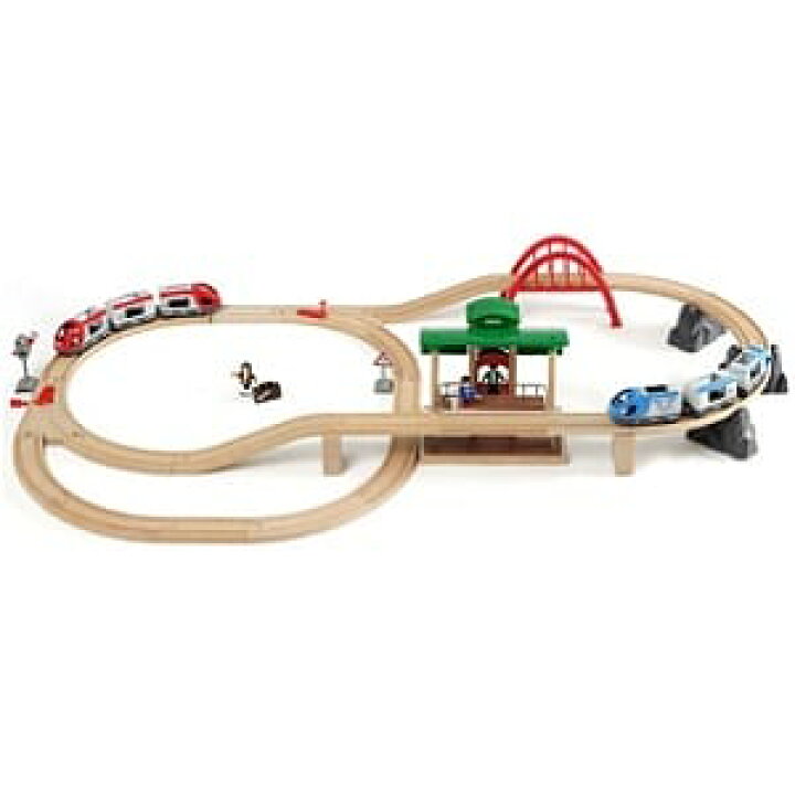 楽天市場】BRIO ブリオ レールウェイ トラベルレールセット 33512 : リブレ