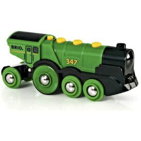 BRIO　ブリオ　レールウェイ　ビッググリーンアクション機関車　33593