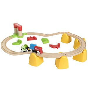 ブリオ マイファースト バッテリーパワーレールセット 33710 (鉄道 