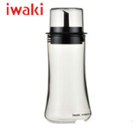 【最大400円OFFクーポン対象】イワキ (iwaki)　フタ付醤油差し(M)　160ml　5032-BK