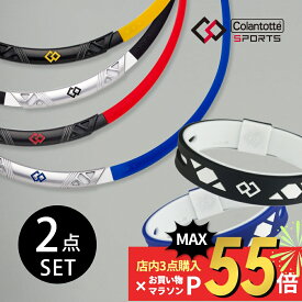 【マラソン最大P19!要エントリー】【レビュー特典】 Colantotte コラントッテ Sports スポーツ SR140 【2点セット】 ネックレス ＆ アームループ 医療 健康 アクセサリー ブレスレット 首 肩 腕 こり ほぐし 血行 磁石 ボディケア