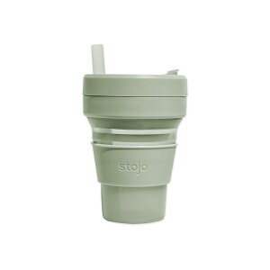 【レビュー特典】stojo ストージョ POCKET CUP 355ml BIGGIE 470ml 折りたたみマイカップ 折りたたみ マイカップ 持ち歩き コーヒーカップ マイタンブラー シリコン 割れない こぼれない 蓋つきマグカ