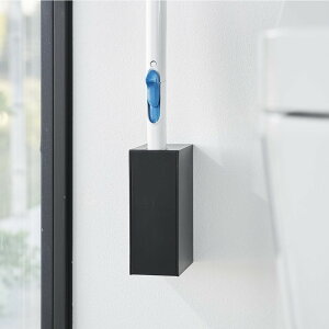 【レビュー特典】山崎実業 【 ウォール流せるトイレブラシホルダー 石こうボード壁対応 タワー 】 tower 1838 1839トイレ ハンドル 収納 ケース 掃除 コンパクト スリム 倒れない 触らない 衛生