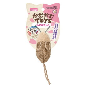 マルカン　かむかむTOYS　ねずみちゃん　4906456568421　デンタル玩具　歯みがき　　ねずみおもちゃ