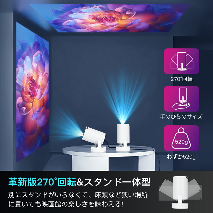楽天市場】☆HiFi外部スピーカー☆プロジェクター 4K対応 家庭用 小型 
