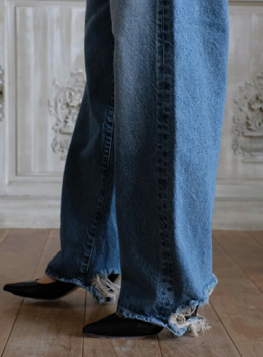 楽天市場】【アウトレット】INSCRIRE Denim Baggy Pants : LICAVOU select 