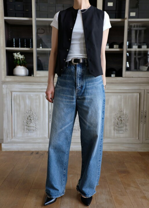 楽天市場】【アウトレット】INSCRIRE 24SS Denim Baggy Pants 