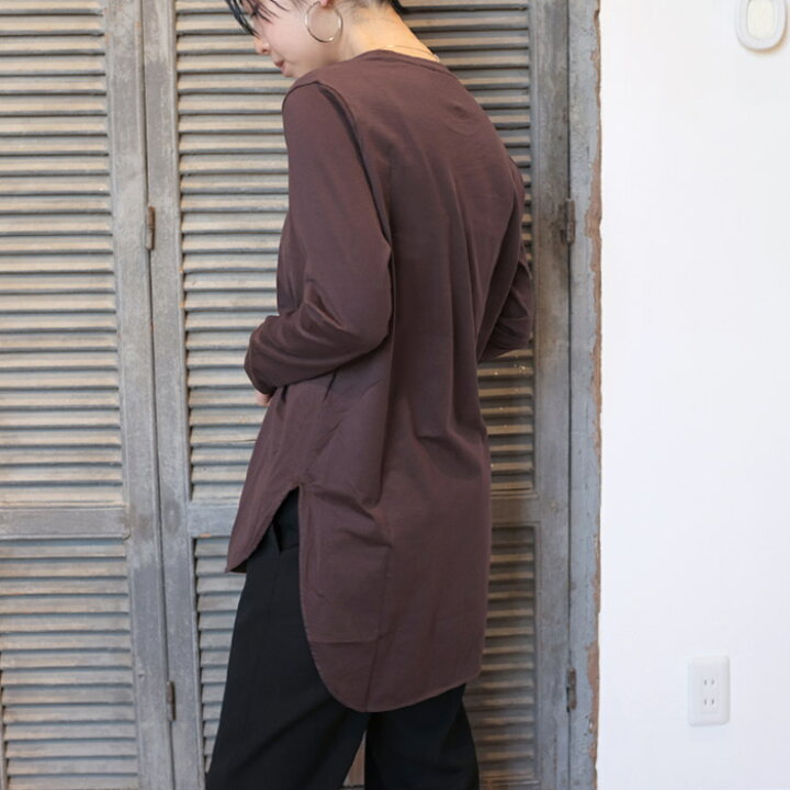 楽天市場】ATON エイトン SUVIN 60/2 LONG SLEEVE ROUND-HEM T-SHIRT  