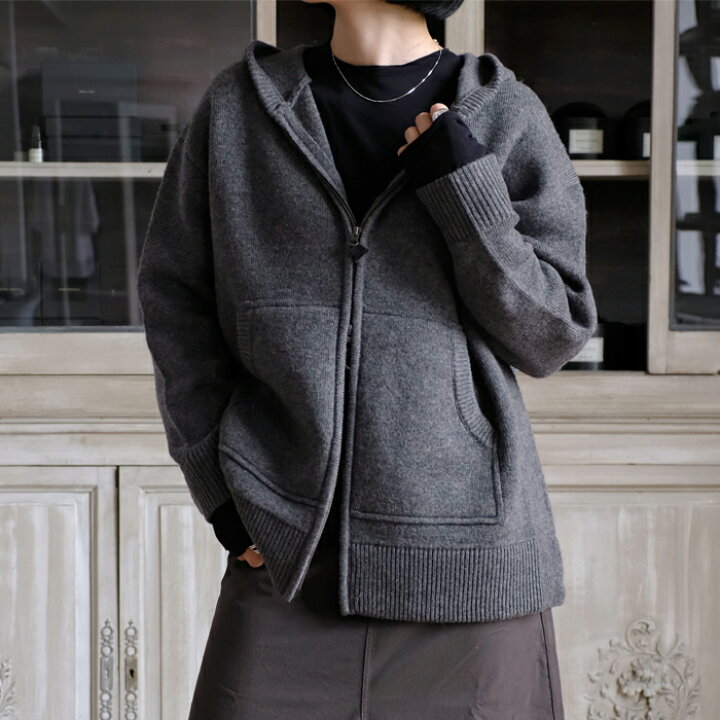 楽天市場】【FINAL SALE】KristenseN DU NORD 24AW Merino Wool Hoodie 