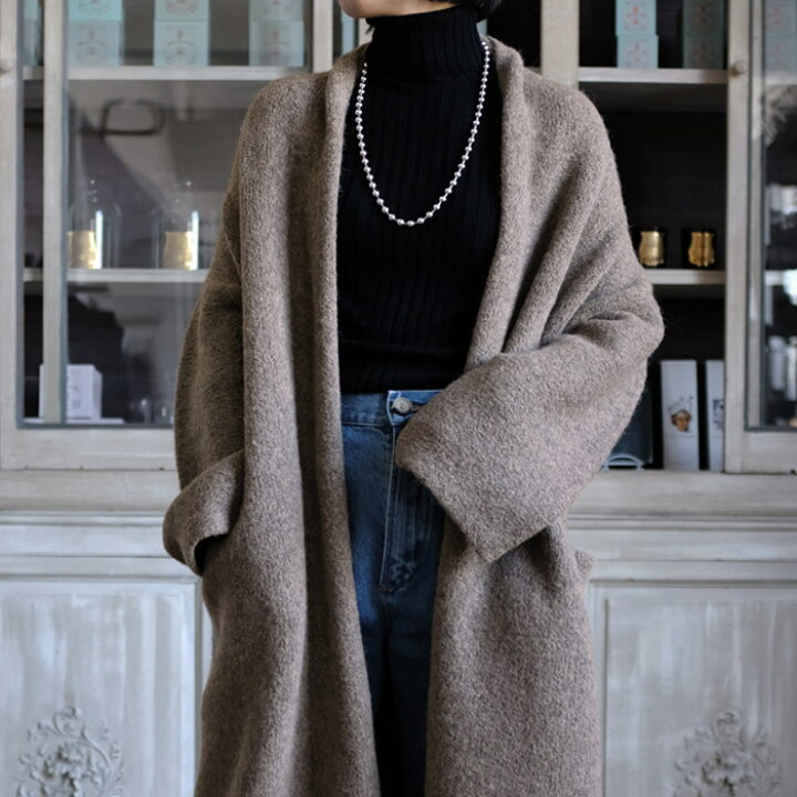 楽天市場】【アウトレット】LAUREN MANOOGIAN LONG SHAWL CARDIGAN【全  