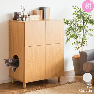 【送料無料】猫トイレクローゼット ねこトイレ ネコトイレ 猫トイレ キャットハウス 猫グッズ ねこ用品 ペット用品 キャット ねこ 猫 ネコ キャットトイレ クローゼット 猫ハウス Galetta ガ