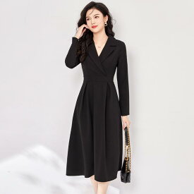 春 コーデ レディース ファッション オシャレ カワイイ シンプル きれいめ ナチュラル 上品カジュアル 婦人服 黒 スーツ カラー ドレス スリミング OL シック ウエスト スカート