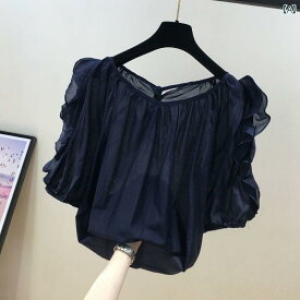 レディース 女性用 ファッション オシャレ カワイイ で シフォン T シャツ 半袖 トップス