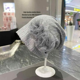 春 コーデ オシャレ 小物 アイテム レディース レトロ　花　パイル　夏　通気性　プルオーバー　クール