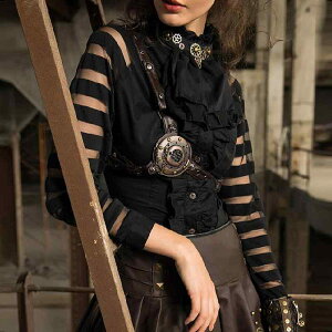 �t�@�b�V���� �I�V���� �A�C�e�� �B�e ���� �R�X�v�� �X�e�[�W �ߑ� �X�`�[���p���N STEAMPUNK �S�V�b�N T�V���c �l�b�N �����O �^�C �X�g���C�v ���b�V���X���[�u