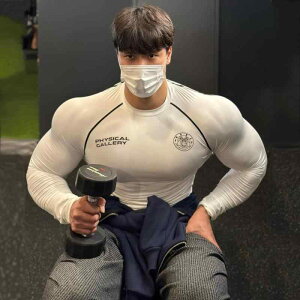 メンズ ファッション 服 男性用 オシャレ シンプル 大きいサイズ ストリート スポーツ トレーニング ウェア T シャツ 長袖 レイヤリング フィットネスウェア 伸縮性 ストレッチ 通気性ト ラ