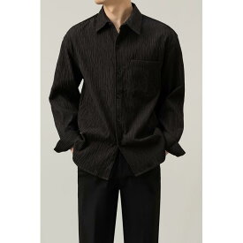 秋冬 コーデ メンズ 服 シンプル ファッション オシャレ 大人 かっこいい 大きいサイズ ストリート 紳士服 ビジネス スリム シャツ ハイエンド 長袖 アイロン フリー