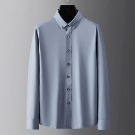 春 コーデ メンズ 服 シンプル ファッション オシャレ 大人 かっこいい 大きいサイズ ストリート 紳士服 春 ビジネス フォーマル 長袖 アイロン フリー シャツ 無地 スリム 抗シワ ライト ハイエンド カジュアル スーツ