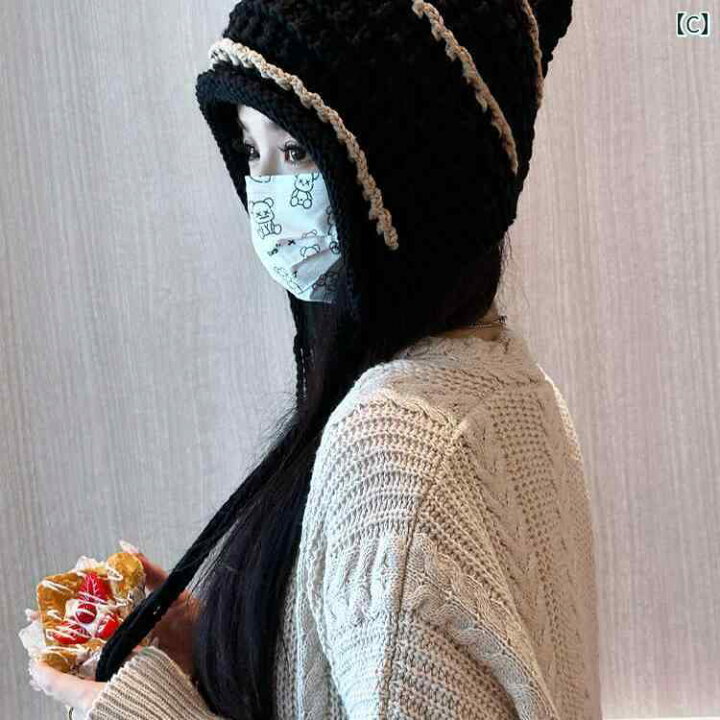 春 コーデ レディース ファッション オシャレ アイテム カワイイ コーデ シンプル きれいめ ナチュラル 上品カジュアル 女性用 婦人服 韓国ファッション パイル 帽子 防寒 ニット 帽子 暖かい 耳保護