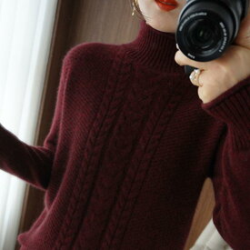 春 コーデ レディース ファッション オシャレ カワイイ シンプル きれいめ ナチュラル 上品カジュアル 婦人服 ハーフ タートルネック セーター スリム ニット シャツ ウエスタン セーター