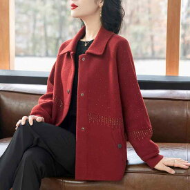 春 コーデ レディース ファッション オシャレ カワイイ シンプル きれいめ ナチュラル 上品カジュアル 婦人服 コート トップス 干支 ウール