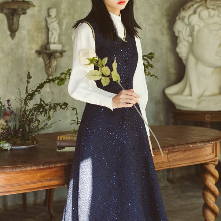 楽天市場】星座模様ワンピ—ス □ ワンピース 結婚式 ドレス 結婚式  