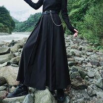 楽天市場】ロングプリーツスカート 黒の通販