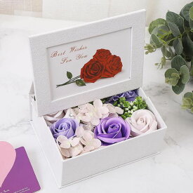 ローズ×パールギフトBOX ■ プリザーブドフラワー 母の日 ギフト プレゼント 誕生日 お祝い 花 ドライフラワー 退職祝い 20代 30代 女性 40代 50代 60代 女性 男性 退職祝い 女性 男性 上司 父 定年 退職 ホワイトデー お返し 結婚式 おしゃれ フォト 写真