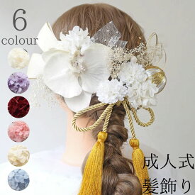 胡蝶蘭 髪飾り 成人式 水引 組紐 紐 花 マム ヘアアクセサリー ロープ 和風 成人式前撮り 前撮り 振袖 着物 和服 和装 卒業式 結婚式 花嫁 ウェディング ブライダル 袴 浴衣 ドレス ヘッドパーツ 七五三 発表会 ヘア ヘアアレンジ セット