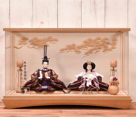 雛人形 コンパクト ケース モダン おしゃれ ケース飾り インテリア ひな人形 ひな祭り 雛祭り おひなさま かわいい お雛様 雛 親王飾り アクリルケース