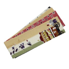 WAKKA 半幅帯 「大兎祭」 ■ 日本製 京wakka 仕立て上がり 着物 帯 レトロ お洒落 個性的