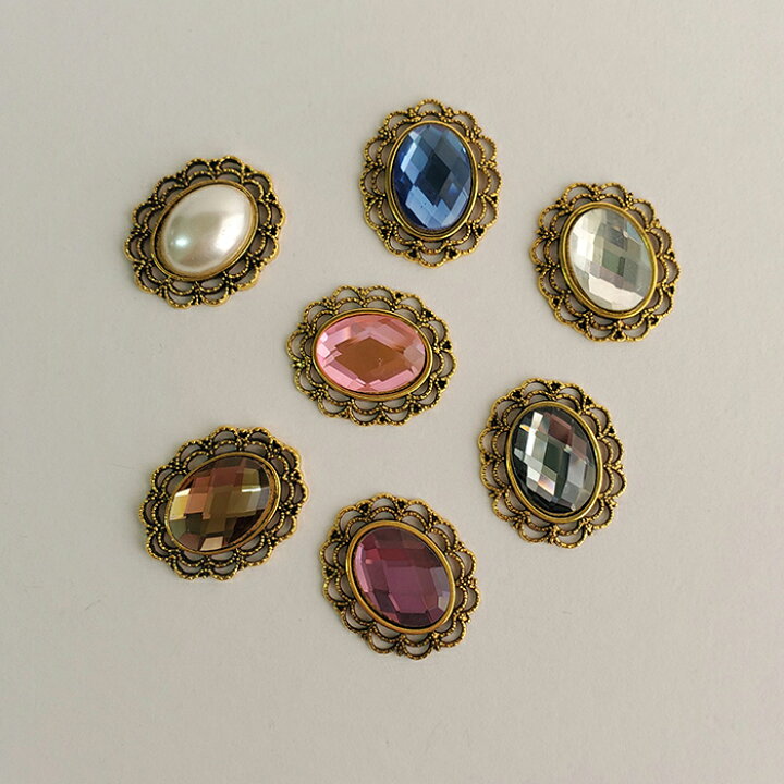 楽天市場 レトロパーツ ストーン センターパーツ デコ 素材 リボン アクセサリー アクリルパーツ 手芸 ビジュー カボション デコレーション Diy 資材 ハンドメイド スチームパンク ハンドメイドパーツ 雑貨 Lieben