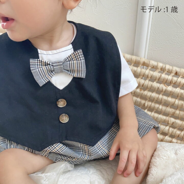 楽天市場】フォーマル スタイ ブルマ 2点セット 70cm 男の子 