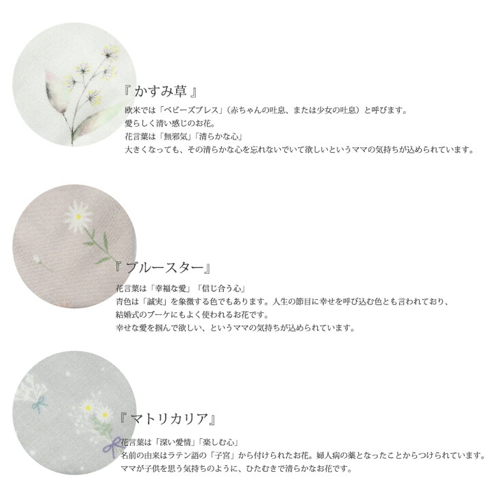 楽天市場 入園の準備に Lien De Famille プリントスタイ 女の子 全６種 スタイ ビブ よだれかけ 可愛い 出産祝い 名入れ刺繍 刺繍 お 名前 ギフトセット プレゼント プリント 花柄 フラワー 花言葉 プレゼント ギフト ベビーギフトのlien リヤン