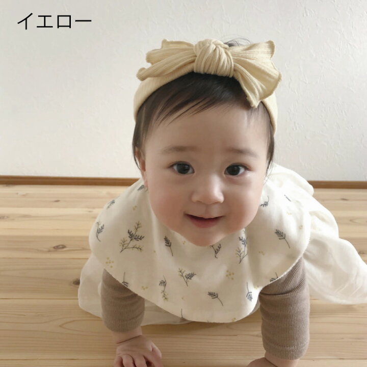楽天市場】【100円OFFクーポン】ベビーヘアバンド リブ 女の子 日本製  
