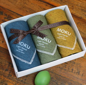 今治タオル【コンテックス】MOKU(モク)-LIGHT TOWELハンカチーフ3Pセットご挨拶 ギフト 出産内祝い 新築内祝い 快気祝い 結婚内祝い 内祝い お返し 法要 引き出物 香典返し 粗供養