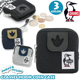 CHUMS チャムス 小銭入れ Glasses Hook Coin Case 正規品 レディース コインケース 小銭ケース ミニ ミニポーチ ポーチ ショルダー マルチケース ウォレット ミニウォレット コンパクト シンプル 軽量 小さめ アウトドア カジュアル 女性 女の子 黒 【NKP】 CH60-3650