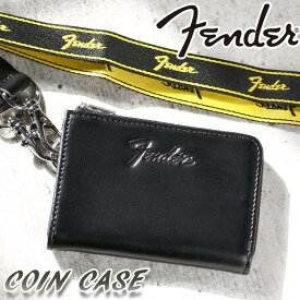 フェンダー 財布 Fender メンズ レディース 小銭入れ コインケース 二つ折財布 ミニ財布 サイフ 革小物 メンズ財布 カード収納 スマート財布 スタイリッシュ メンズ小物 レザー 牛革 本革 大人 かっこいい 男性 通勤 仕事 カジュアル シンプル おしゃれ 黒 【CPT】 950-700