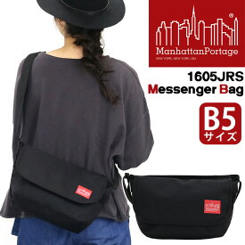 ManhattanPortage マンハッタンポーテージ 正規品 Casual Messenger Bag カジュアル メッセンジャーバッグ メンズ レディース 男女兼用 ブラック MP1605JRS