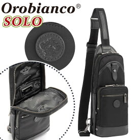 Orobianco オロビアンコ 正規品 ボディバッグ ソーロ SOLO メンズ 2024 春夏 新作 ワンショルダー男女兼用 スリングバッグ ショルダー バッグ カバン ビジネス ビジネスバッグ 上品 カジュアル コンパクト ビジカジ タテ型 かっこいい フォーマル 3L 92957