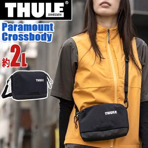 THULE スーリー Paramount パラマウント Crossbody 2L ショルダーバッグ 正規品 メンズ レディース 斜め掛け ワンショルダー 撥水 はっ水 防水 人気 カバン バッグ ユニセックス アーバン 都会派 ブラ
