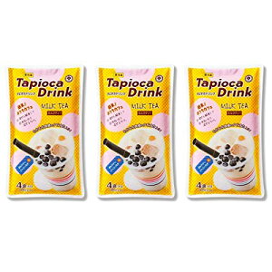 タピオカドリンク ミルクティー(65g×4)×3｜合計12食分 冷凍 業務スーパー マツコの知らない世界