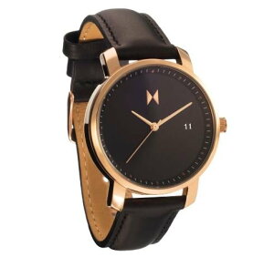 MVMT Watches���f�B�[�X�r���vROSE GOLD/BLACK LEATHER