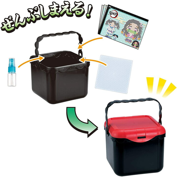 楽天市場】アクアビーズ 鬼滅の刃 バケツセット +キャラクターセット 